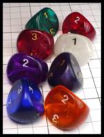 Dice : Dice - 3D - Crystal Caste Mix - JA Collection Apr 2024